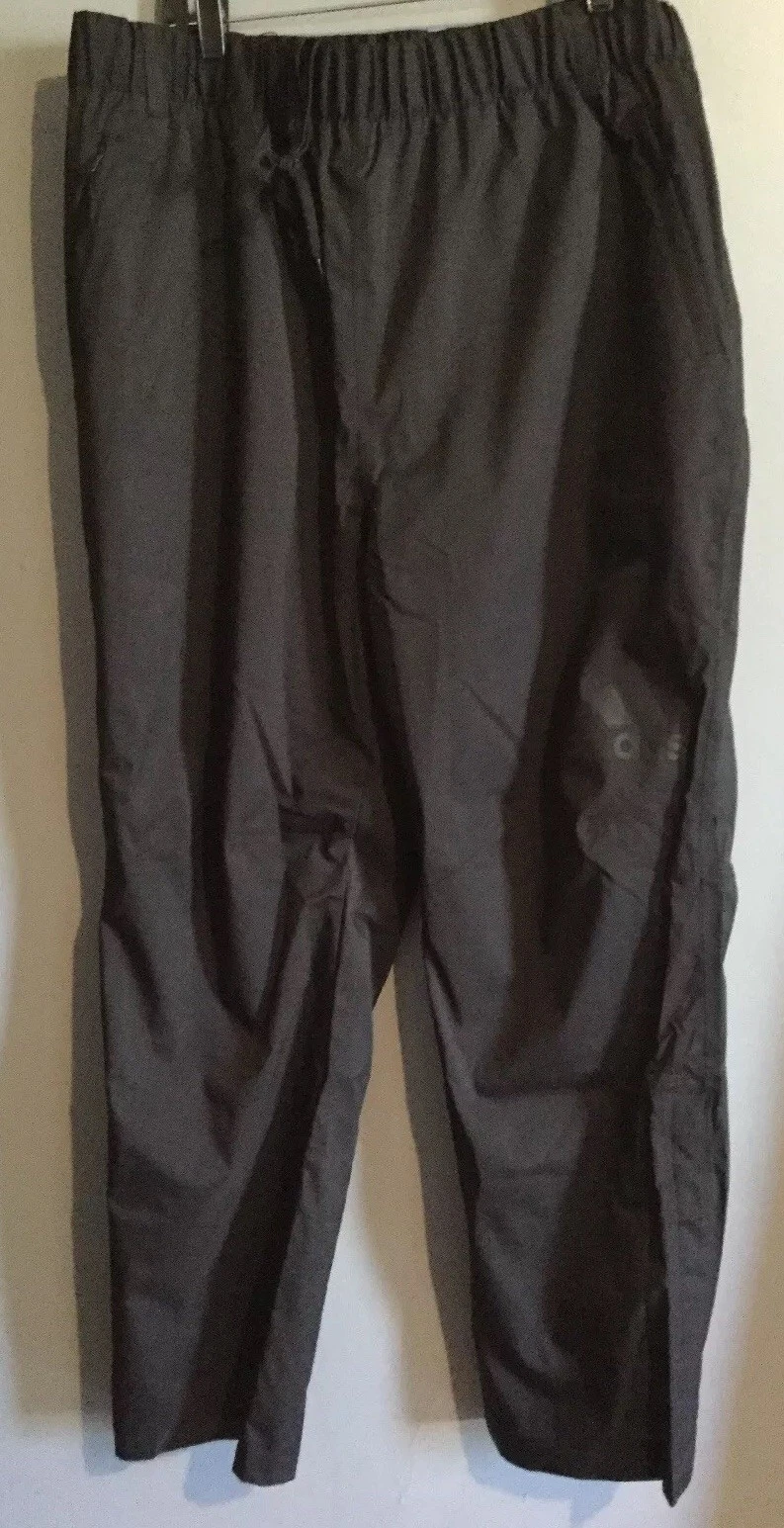 Adidas Men's Golf Climaproof Rainpant Pants Black XXL AE9260 Waterproof Trousers