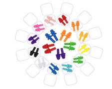 Soft Silicone Ear Plugs In Box Anti Noise Sleep Swimming Work Study Reusable UK