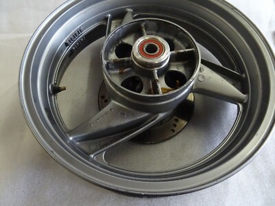 E1. Kawasaki ZZR 600 ZX600 E Rear Wheel Rim 17 X 4.50 + Brake Disc
