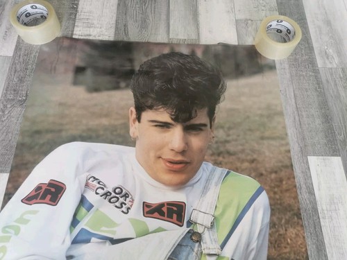 Vintage NKOTB New Kids Jordan Knight Poster 1990 Anabas Printed In England - Picture 8 of 13