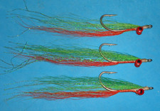 FLY FISHING FLIES - Firetiger CLOUSER DEEP MINNOW size #2/0 (6 pcs.)