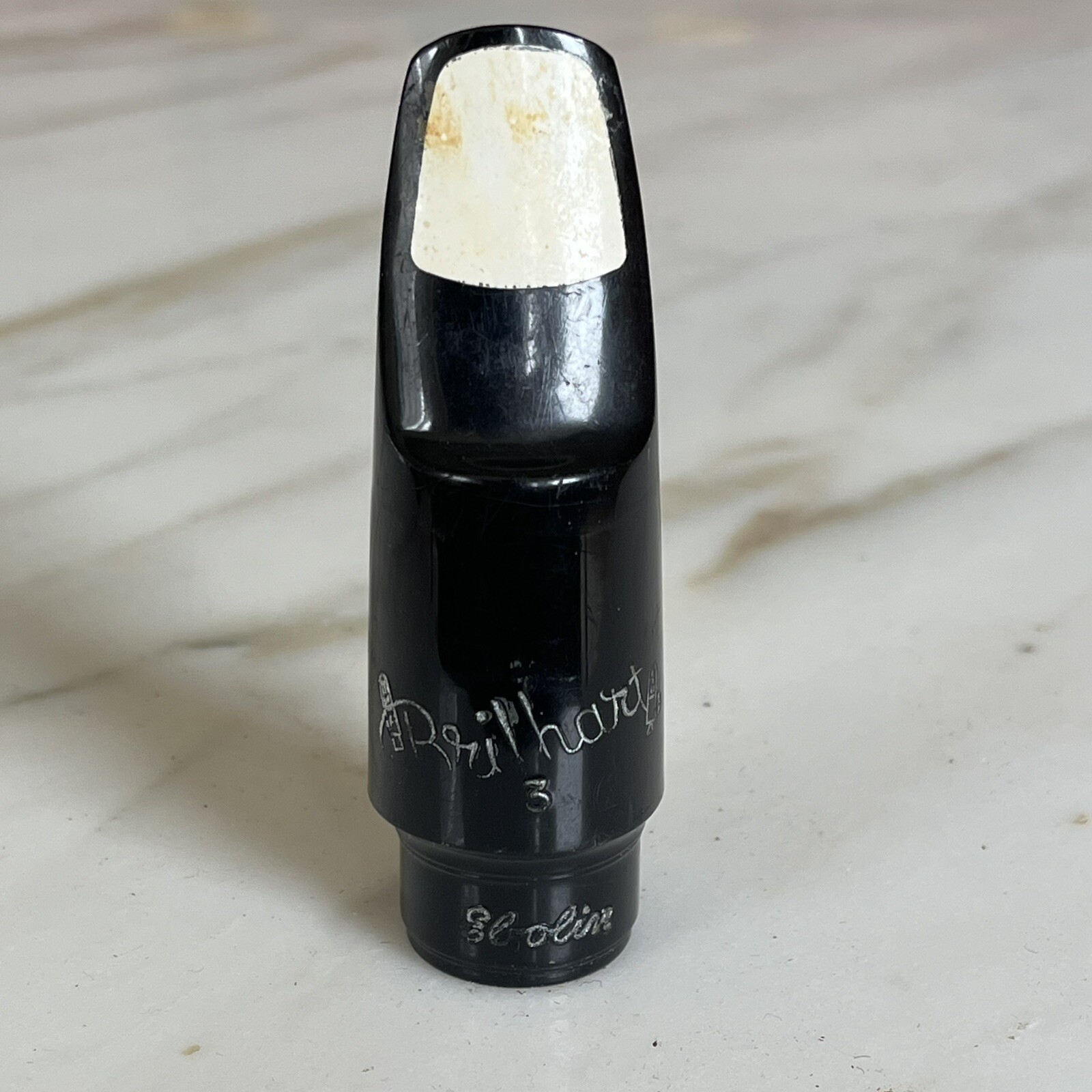 Vintage Brilhart Alto Sax Mouthpiece Ebolin 3 SN. 157178 estate item eBay