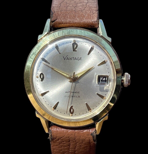Vantage By Hamilton 17j Automatic Men's Watch 36mm Watch (ST 173 Movt) Clean !! - Photo 1/11