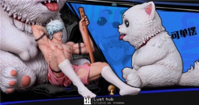 Lust hub Studio GINTAMA Sakata Gintoki Resin Model Pre-order H24cm