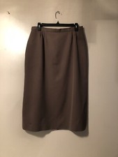 Norton McNaughton 14  Maxi Skirt Career Classic Wool Blend Casual Workwear