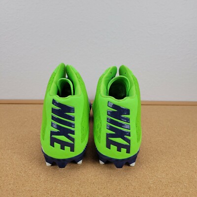 Mens Nike Vapor Speed 2 Football Cleats Navy/Lime Green  display picture 1