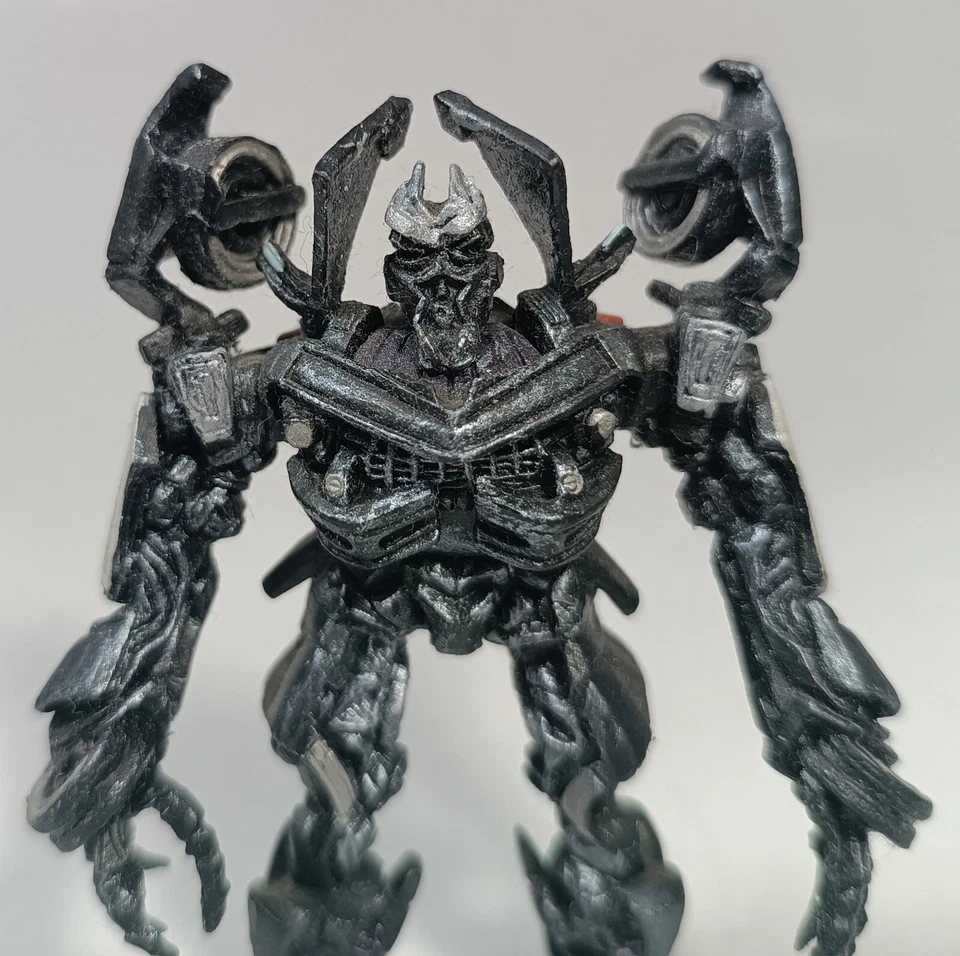 HASBRO TRANSFORMERS 2007 MOVIE BARRICADE KEYCHAIN PVC FIGURE NO KEY RING - Image 3 of 4