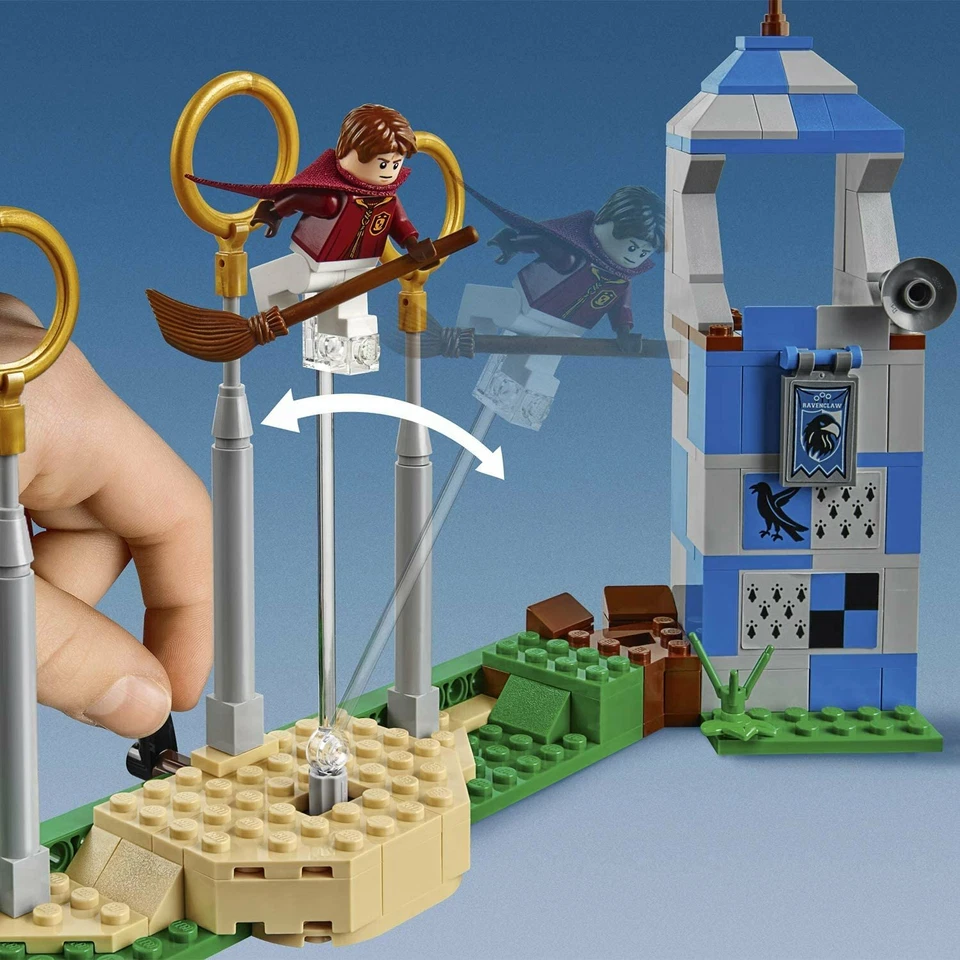 LEGO 75956 Harry Potter Quidditch Match Hufflepuff House Towers With Scoreboard - Image 4 of 4