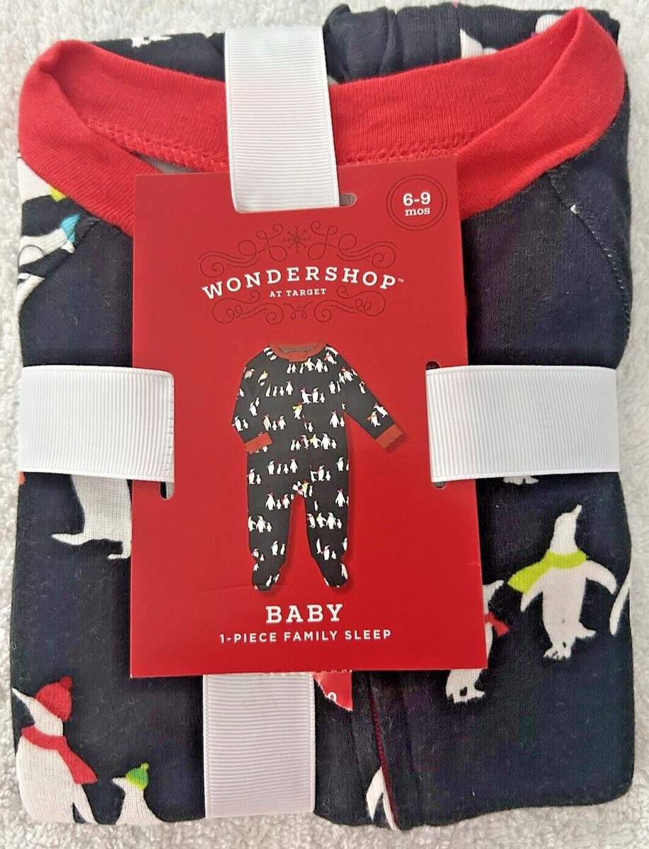 NWT Wondershop at Target Family Pajamas Penguins Baby 6-9 months