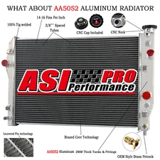 ASI FOR 1993-2002 CHEVY CAMARO Z28 PONTIAC FIREBIRD V8 3 ROW ALUMINUM RADIATOR