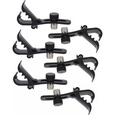 Drum Microphone Clip, 6PCS Microphone Drum Mount, Drum Rim Mic Clips, Drum Micro