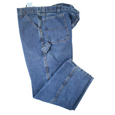 Wrangler Carpenter Jeans Mens 42x30 Blue Denim Work Casual Skater
