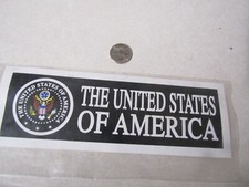 MILITARY WINDOW OR BUMPER DECAL STICKER THE UNITED STATES OF AMERICA