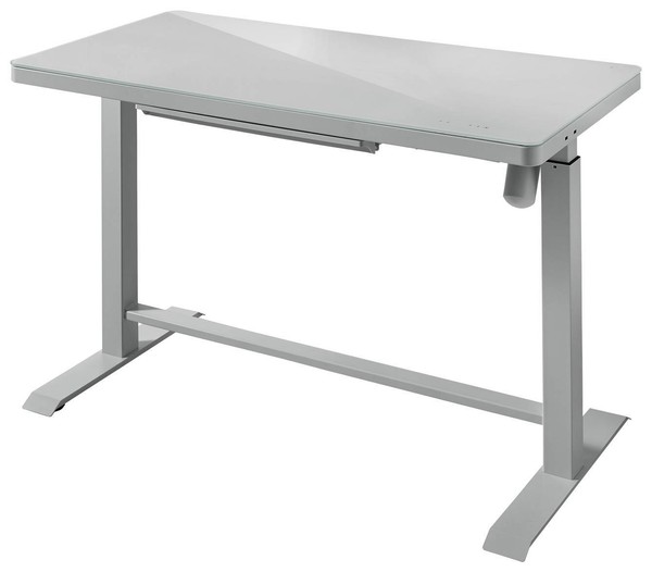 Elektrisch HöHenverstellbarer Schreibtisch LIFT4HOME Grau Usb + Memory Funktion-image