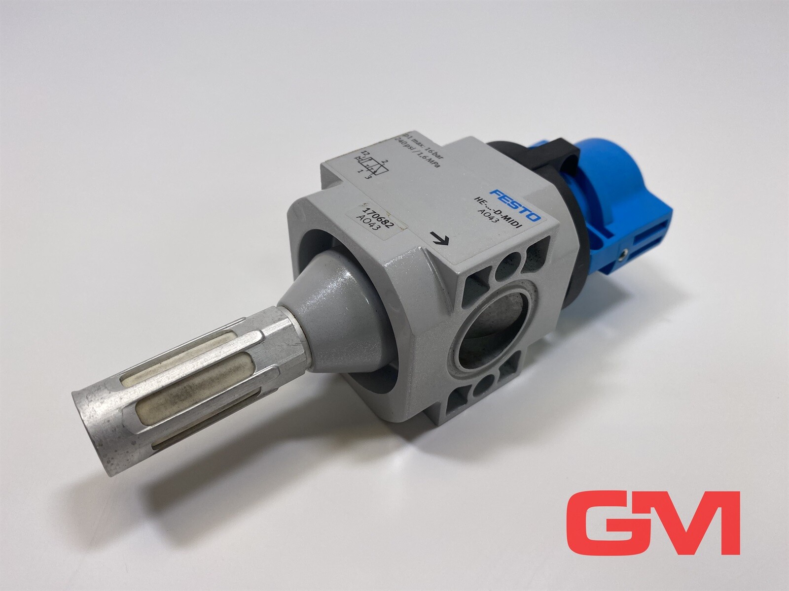Festo Inlet Valve HE-D-MIDI Shut Off Valve 170682 HE-AO43-D-MIDI 16BAR