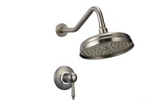 Shower Head Bath Rainfall Shower Faucet Bathroom Rain Shower Sprayer Valve G1/2"