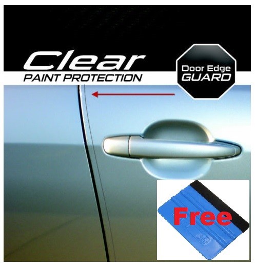 Self-adhesive Door Film 4-Piece 3M Clear - Scratch Protector Film, Self-Adhesive Door Edge Guard