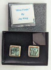 New Jay King Seraphinite Sterling Silver Earr...