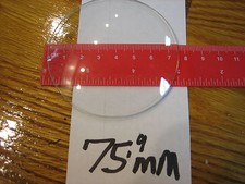 Gauge Clock Glass Slightly Convexcurveddiameter 3 Or 75mmstewart Warner Vdo