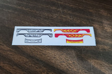 Aurora AFX Dodge Custom Street Vans Reproduction Stickers