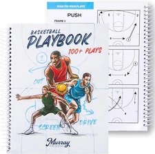 Murray Sporting Goods Basketball Playbook - Full Color with Over 100+ Plays New