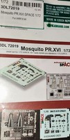 Eduard 3DL 72019 Mosquito Pr.Xvi Space Cockpit Details Sitzgurte 1:72 FüR Airfix