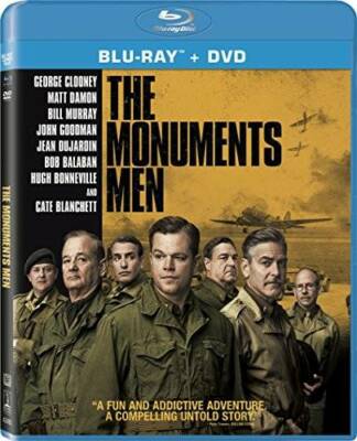 The Monuments Men (Blu-Ray +DVD +Digital HD) - Blu-ray - GOOD