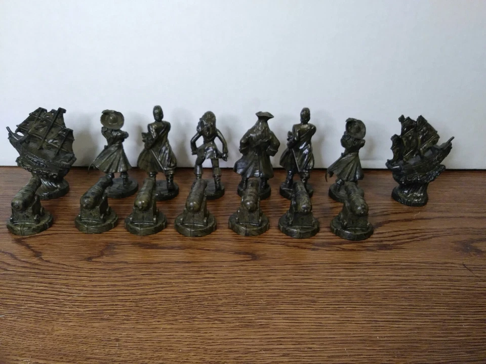 Piratas del Caribe en el fin del mundo piezas de ajedrez de repuesto verde 15 D&D Foto 4 de 4