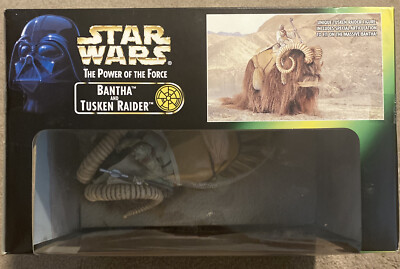 Kenner Star Wars Bantha & Tusken Raider Power of the Force POTF