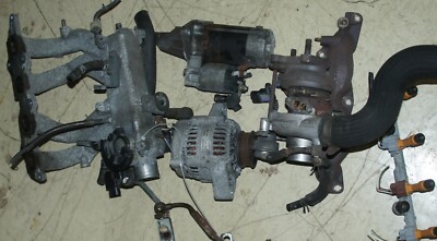 Daihatsu Copen Motorenteile Konvolut Anbauteile Motor Turbo Anlasser Lima etc.