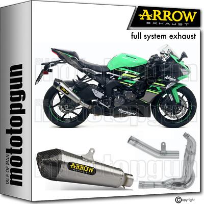 Full system exhaust rc nichrom c x-kone arrow kawasaki zx-6r zx-6