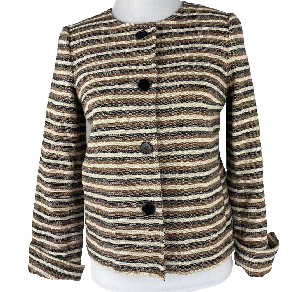 Talbots MUJER abrigos, chaquetas y chalecos de rayas para Mujeres