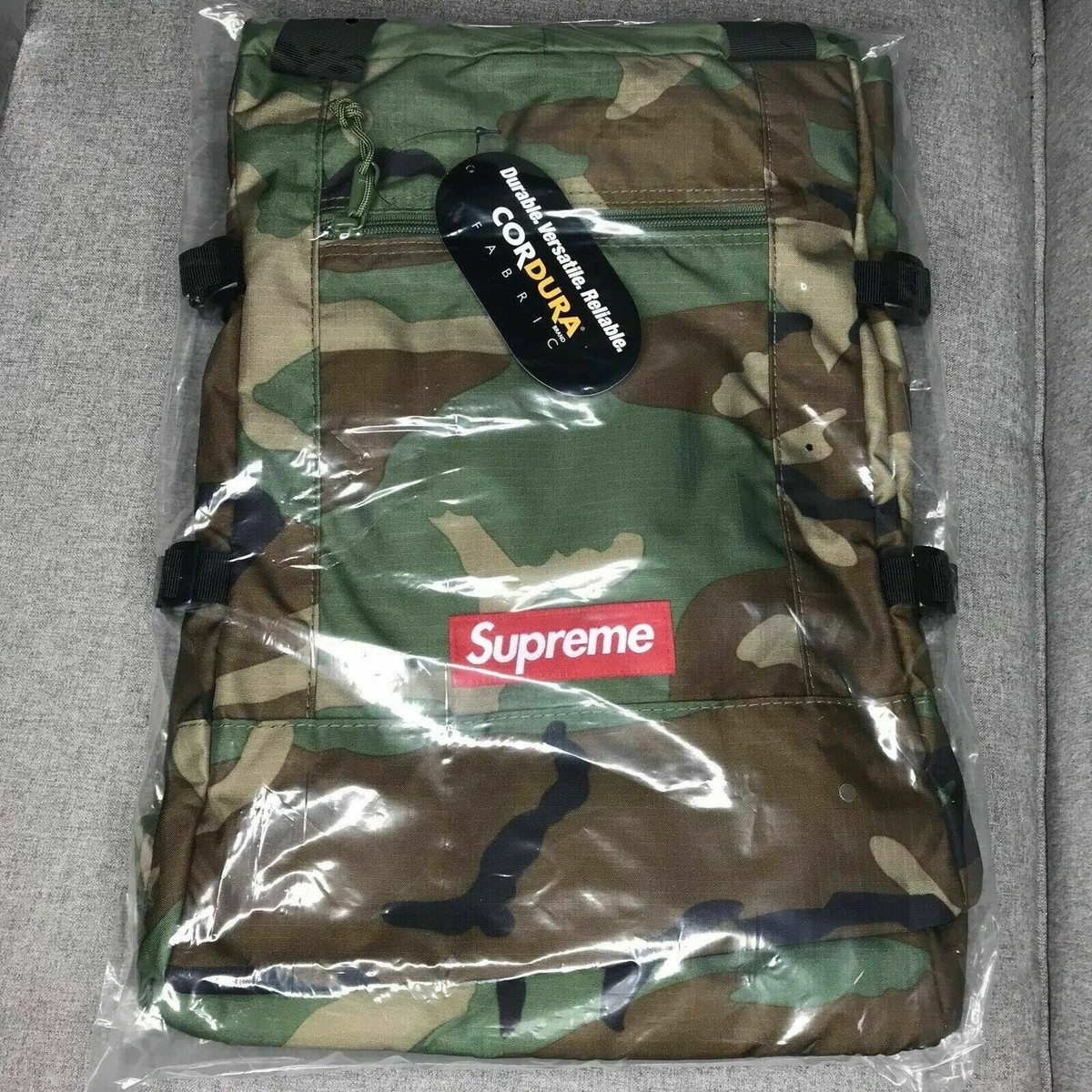 Brand New Supreme Tote Backpack Woodland Camo DS, SS19 Brand New Supreme Tote Backpack Woodland Camo DS, SS19