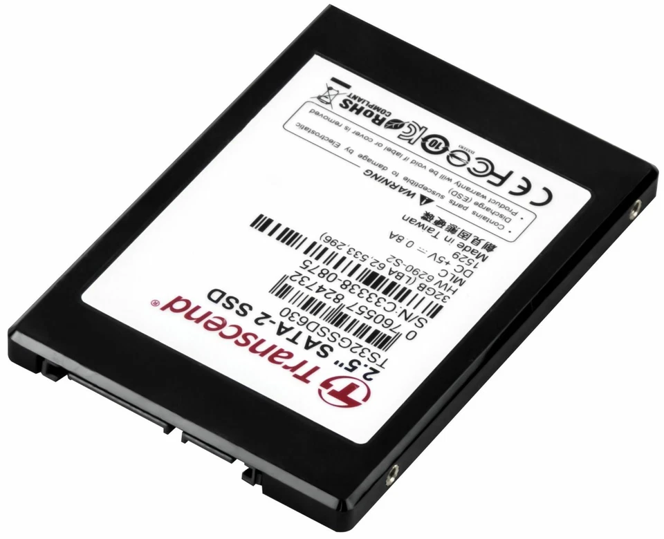 Hard Drive Transcend TS32GSSD630 32GB MLC SATA II SSD 64MB Cache 2.5" Inch - Image 3 of 3
