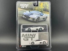 Mini GT Jaguar C-X75 Silver #960 1/64