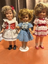 Lot Of 3 Shirley Temple Dolls