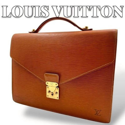Louis Vuitton エピレザー ビジネスバッグ LOUIS VUITTON - LOUIS VUITTON ルイヴィトン エピ ビジネスバッグの