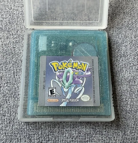 Nintendo Pokémon Crystal Version Game Boy Color Authentic Tested Free Ship!