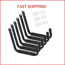 Ihomepark Heavy Duty Garage Storage Utility Hooks with 9''Jumbo Arm, Wall Mount