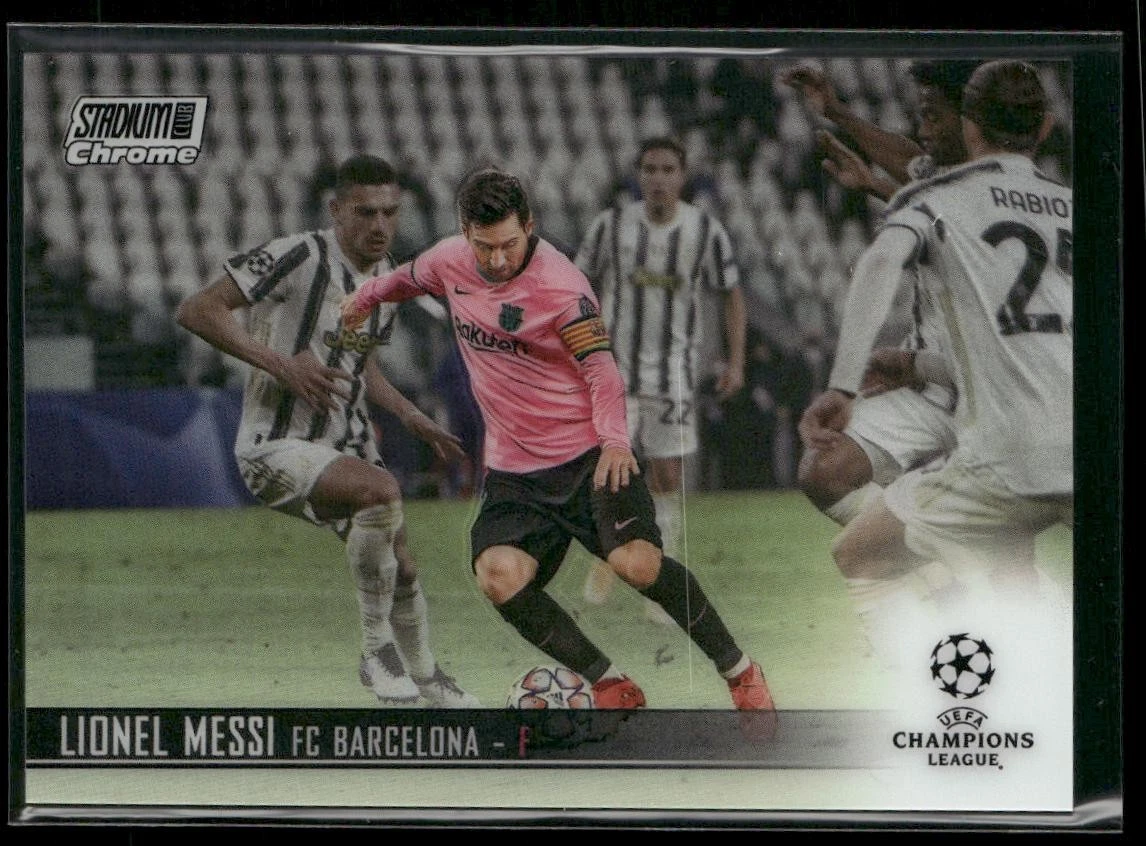 2020-21 Topps Stadium Club Chrome UCL Lionel Messi #1 for sale | eBay
