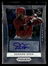 2012 Panini Prizm Denard Span Autographs auto card