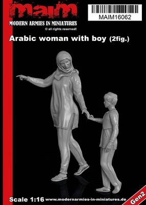 Arabic Woman and Boy / 1:16