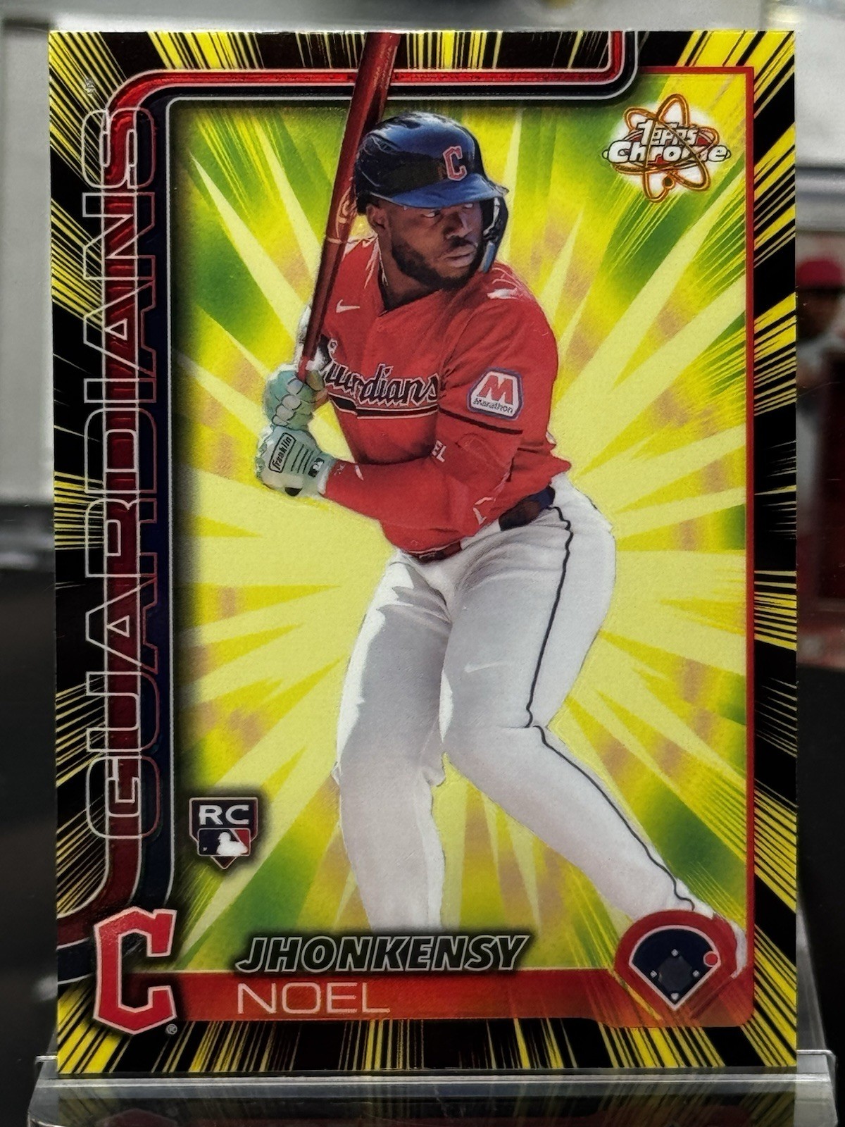 2025 Topps Chrome JHONKENSY NOEL Radiating Rookies RC RR-14 GUARDIANS