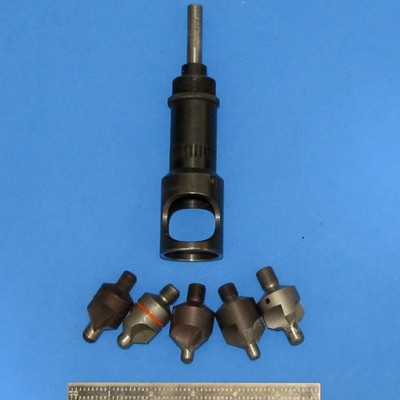 MAGNAVON 2190 3/8x24 THREADED MICROSTOP COUNTER SINK CAGE 6 PC LOT AIRCRAFT TOOL