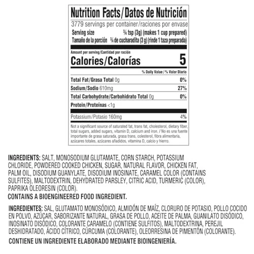 Caldo de pollo profesional Knorr 25 lb base de sopa granulada Caldo de Pollo Foto 2 de 4