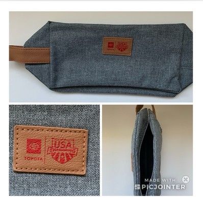 *NEW* USA Swimming gray overnight shaving bag