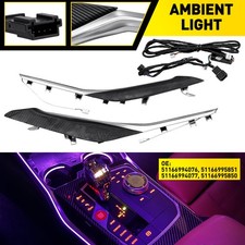 For Bmw G20 G21 G23 G26 Rgb Led Center Console Ambient Light Trim Carbon Fiber For Bmw G20 G21 G23 G26 Rgb Led Center Console Ambient Light Trim Carbon Fiber