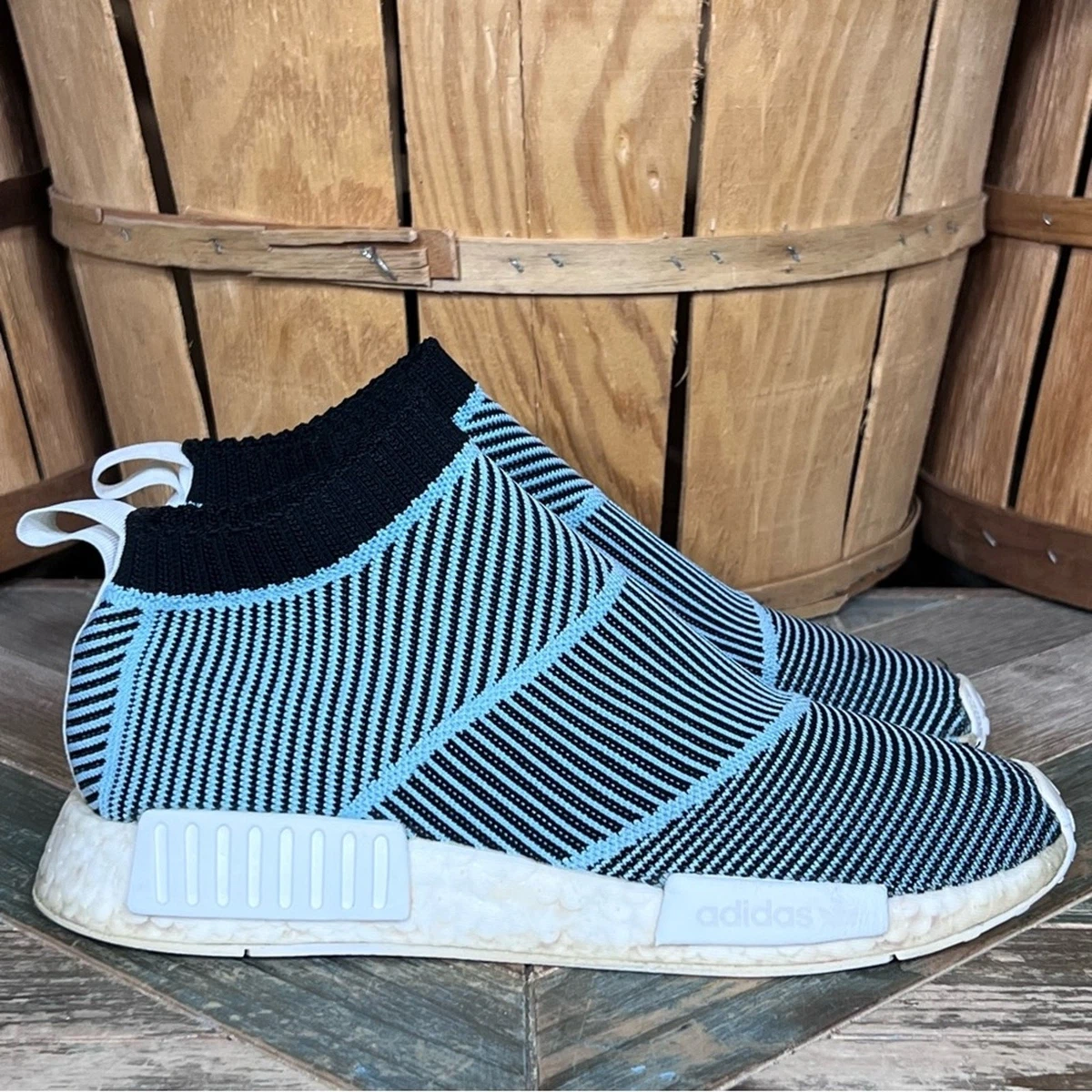 adidas gazelle silver green womens Adidas NMD CS1 Parley Primeknit Sneakers main image 1