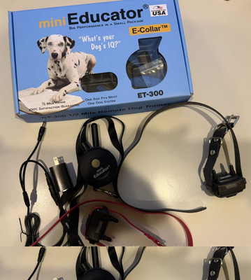 E-Collar Mini Educator ET-300 Remote 2 Dog Training 1/2 Mile Range