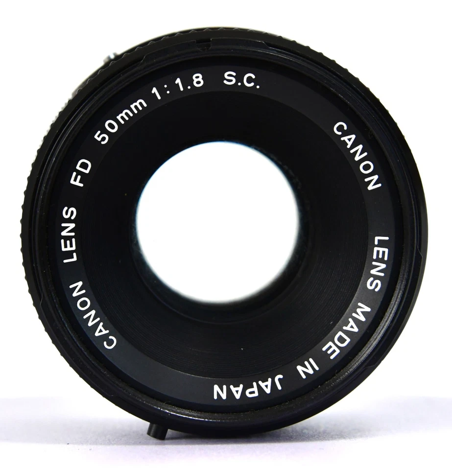 【PARA REPUESTOS】Lente Prime Estándar Canon FD 50mm F/1.8 SC S.C. MF de JAPÓN Foto 2 de 4